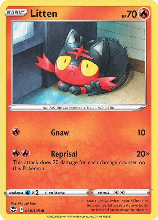 Image for Litten (030/195) - Pokemon