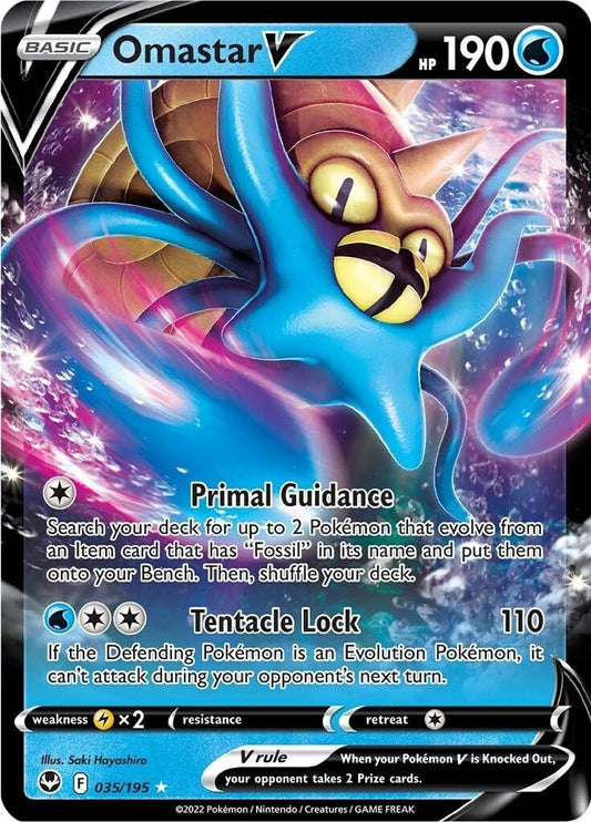 Image for Omastar V (035/195) - Pokemon
