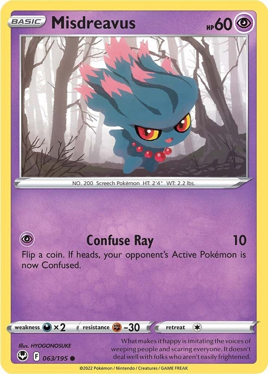 Image for Misdreavus (063/195) - Pokemon