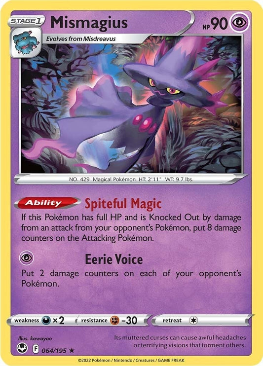 Image for Mismagius (064/195) - Pokemon