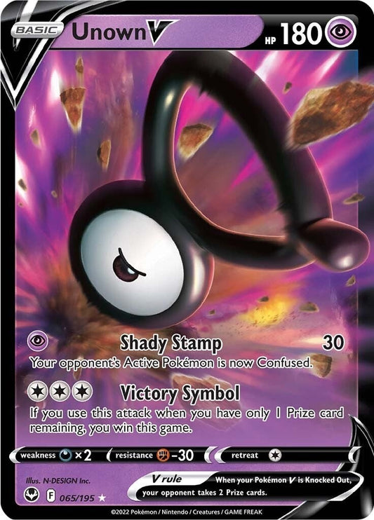 Image for Unown V (065/195) - Pokemon