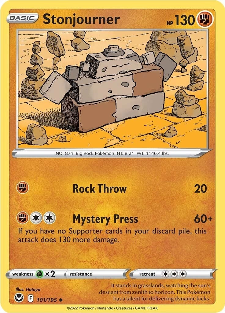 Image for Stonjourner (101/195) - Pokemon