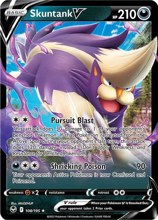 Image for Skuntank V (108/195) - Pokemon