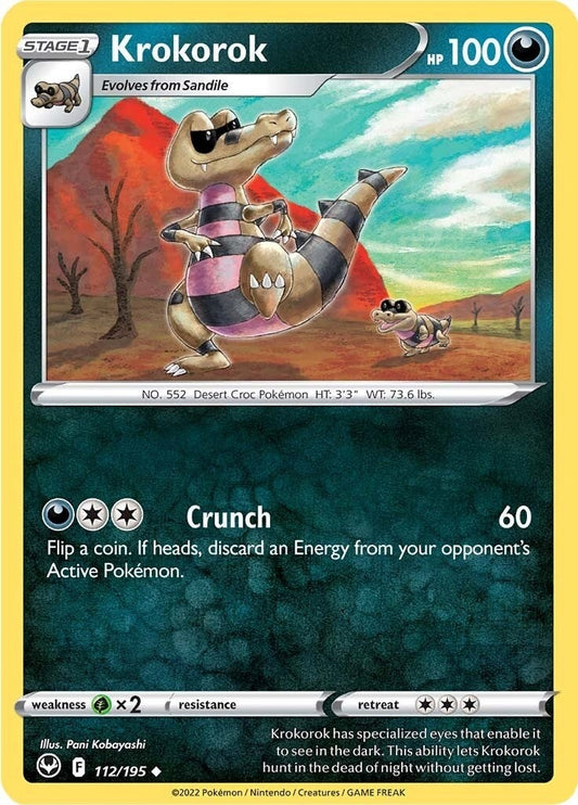 Image for Krokorok (112/195) - Pokemon