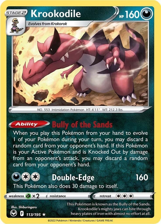 Image for Krookodile (113/195) - Pokemon