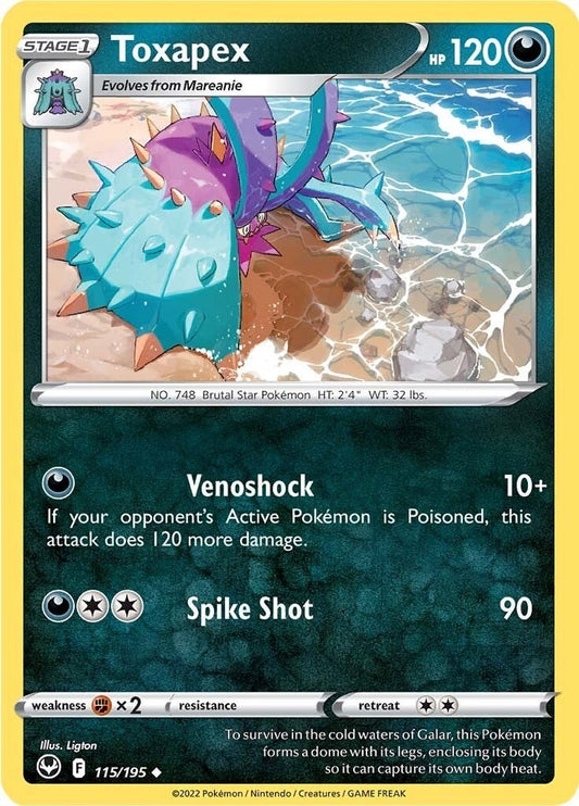Image for Toxapex (115/195) - Pokemon