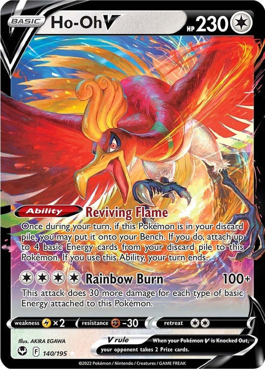 Image for Ho-Oh V (140/195) - Pokemon