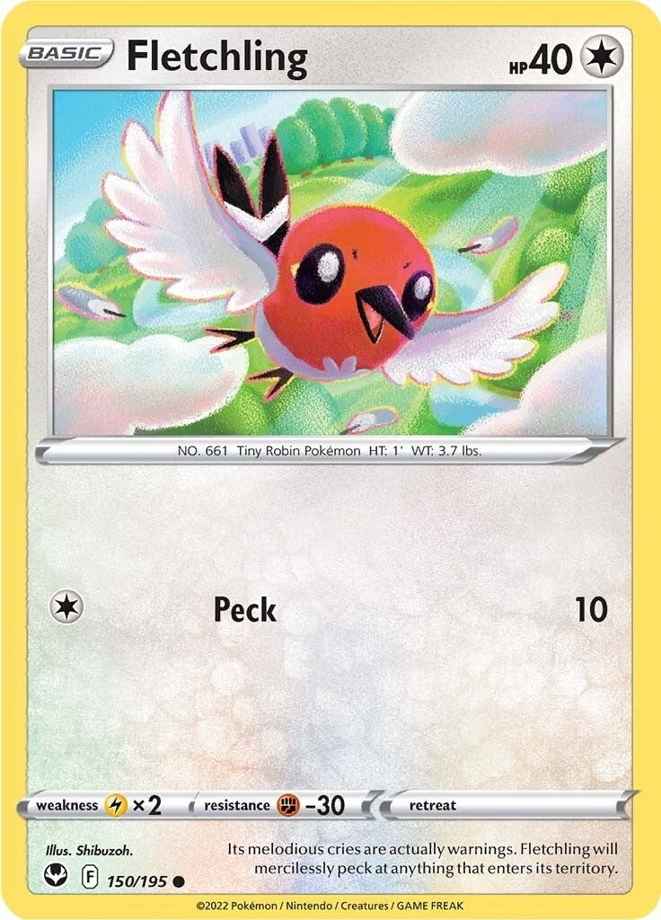 Image for Fletchling (150/195) - Pokemon