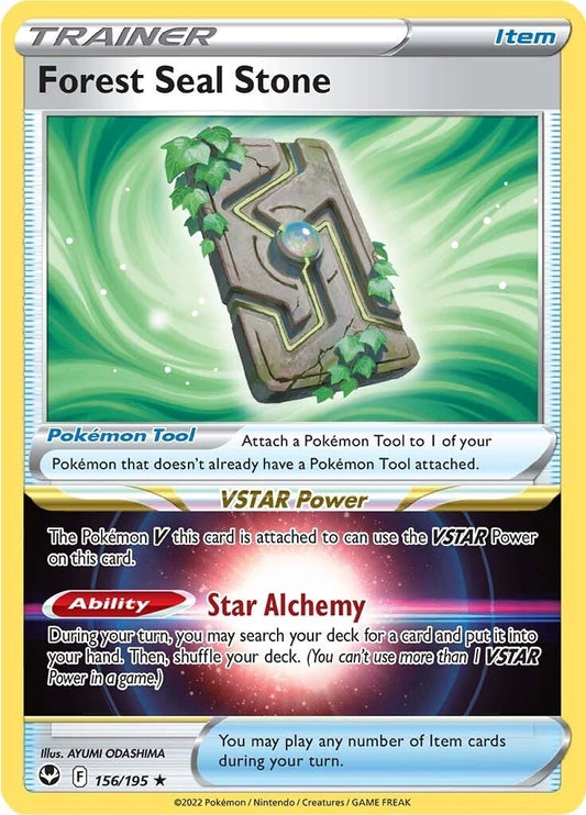 Image for Forest Seal Stone (156/195) - Pokemon