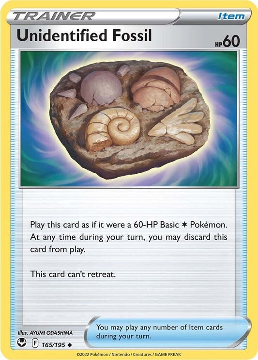 Image for Unidentified Fossil (165/195) - Pokemon