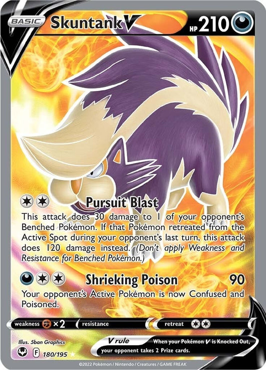 Image for Skuntank V (Full Art) (180/195) - Pokemon