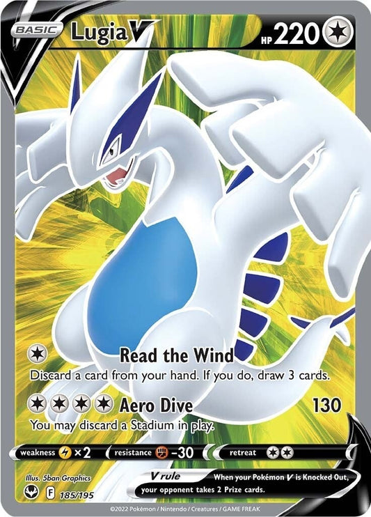 Image for Lugia V (Full Art) (185/195) - Pokemon