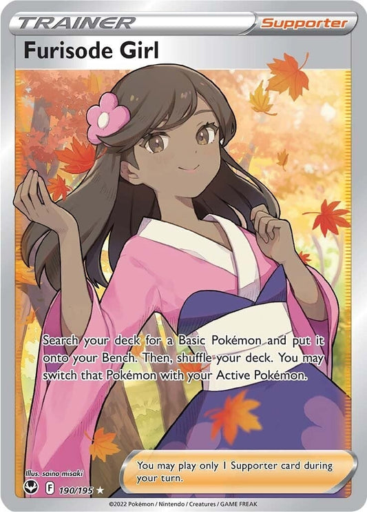 Image for Furisode Girl (Full Art) (190/195) - Pokemon