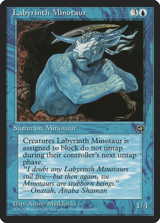 Image for Labyrinth Minotaur (30) - Magic: The Gathering