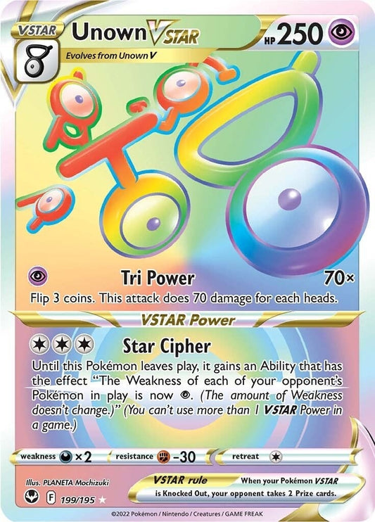 Image for Unown VSTAR (Secret) (199/195) - Pokemon