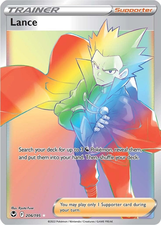 Image for Lance (Secret) (206/195) - Pokemon