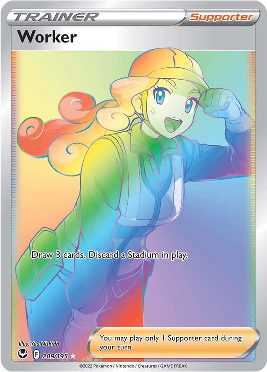 Image for Worker (Secret) (209/195) - Pokemon