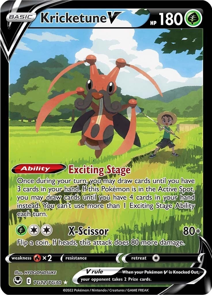 Image for Kricketune V (TG12/TG30) - Pokemon