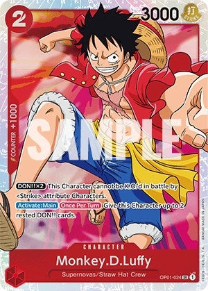 Image for Monkey.D.Luffy (024) (OP01-024) - One Piece Card Game