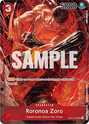 Image for Roronoa Zoro (025) (Parallel) (OP01-025) - One Piece Card Game