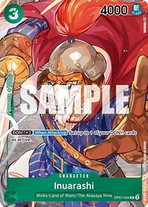 Image for Inuarashi (Box Topper) (OP01-034) - One Piece Card Game