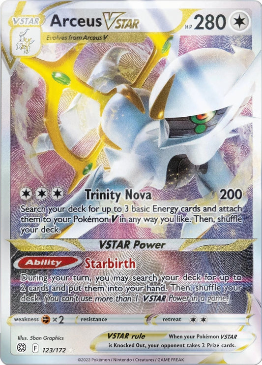 Arceus VSTAR - 123/172 (Metal Card) (123/172)