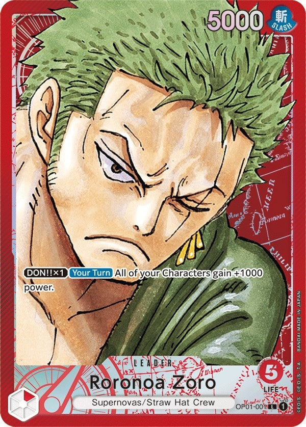 Image for Roronoa Zoro (001) (Parallel) (OP01-001) - One Piece Card Game