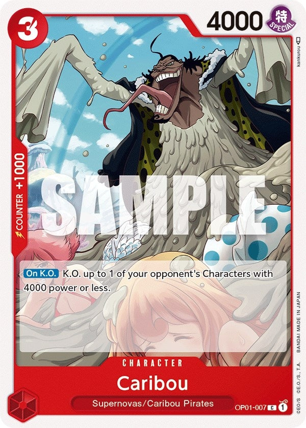 Image for Caribou (OP01-007) - One Piece Card Game