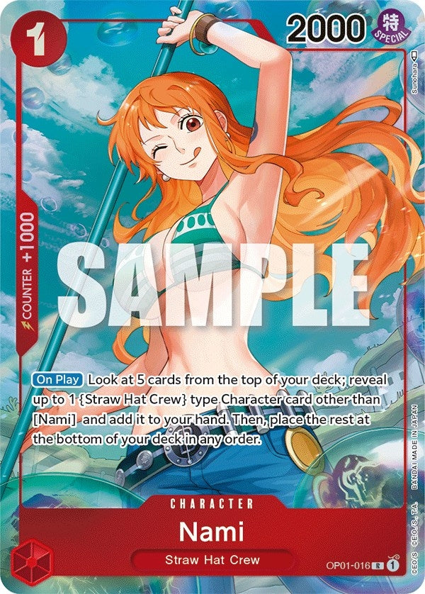 Image for Nami (Parallel) (OP01-016) - One Piece Card Game