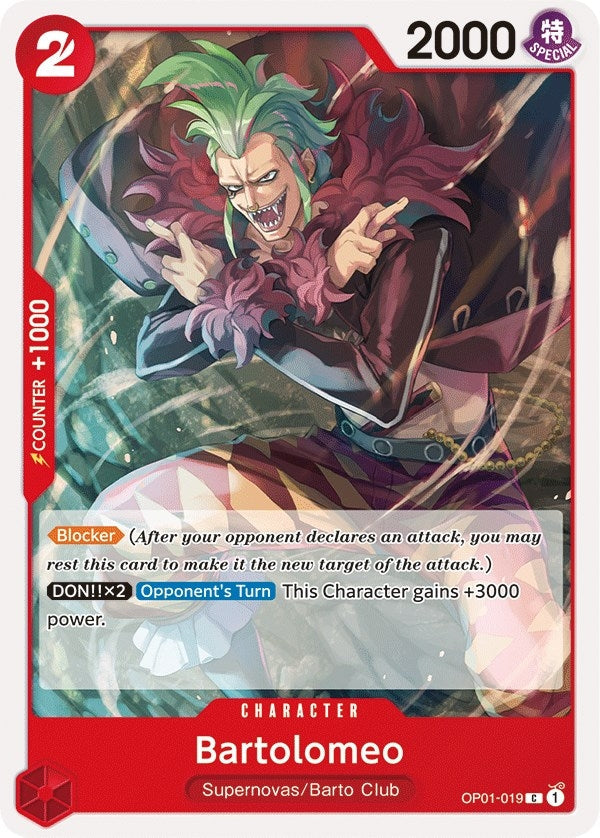 Image for Bartolomeo (OP01-019) - One Piece Card Game