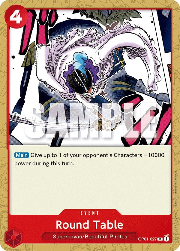 Image for Round Table (OP01-027) - One Piece Card Game