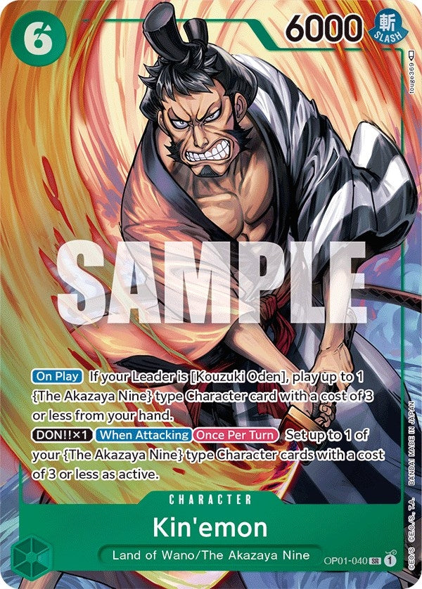 Image for Kin'emon (Parallel) (OP01-040) - One Piece Card Game
