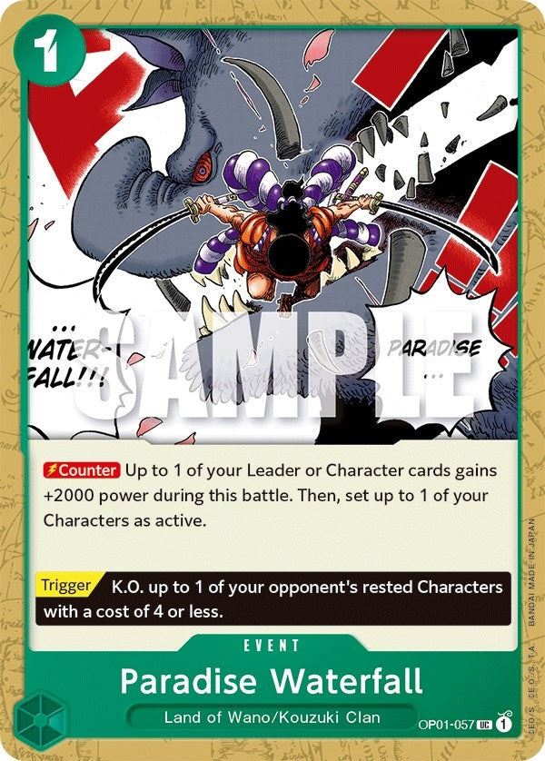 Image for Paradise Waterfall (OP01-057) - One Piece Card Game