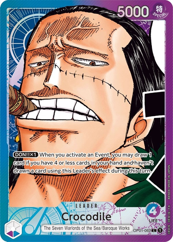 Image for Crocodile (062) (Parallel) (OP01-062) - One Piece Card Game