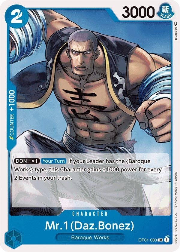 Image for Mr.1 (Daz.Bonez) (OP01-083) - One Piece Card Game