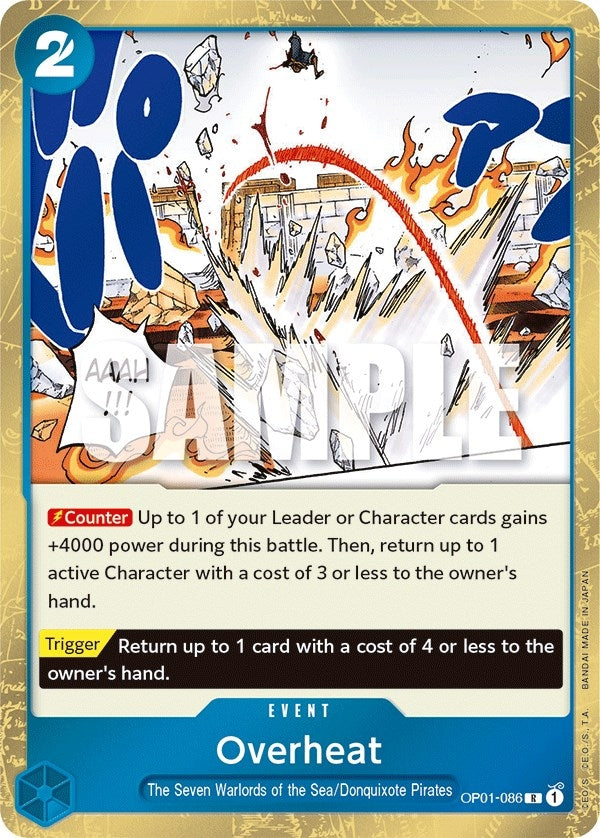 Image for Overheat (OP01-086) - One Piece Card Game