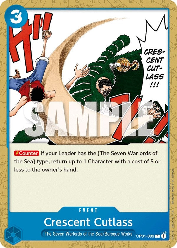 Image for Crescent Cutlass (OP01-089) - One Piece Card Game