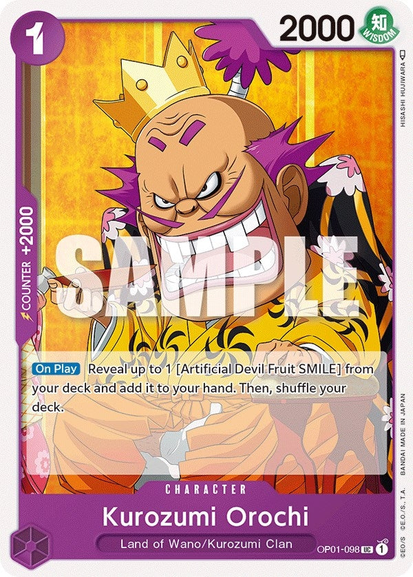 Image for Kurozumi Orochi (OP01-098) - One Piece Card Game
