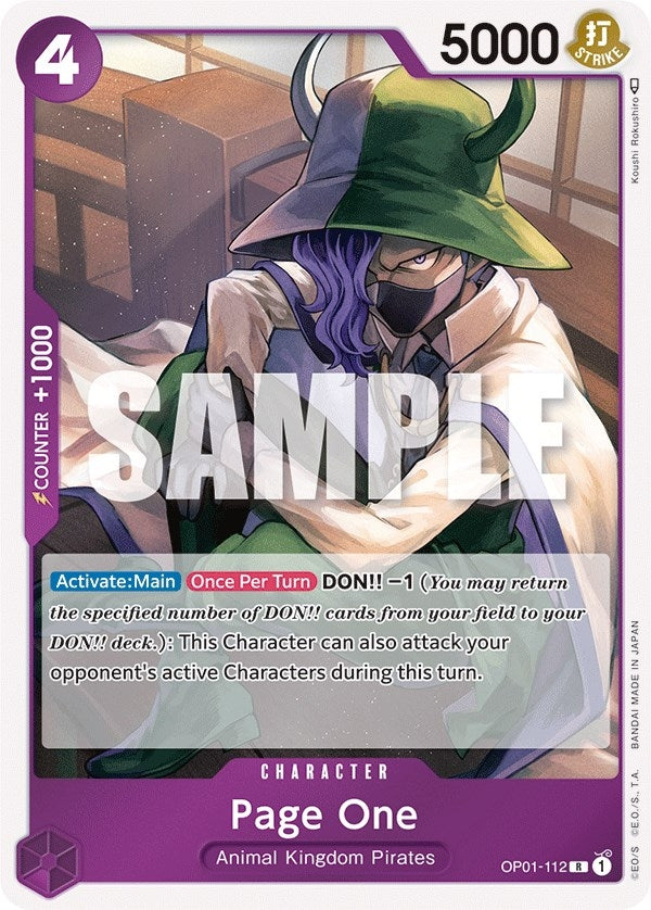 Image for Page One (OP01-112) - One Piece Card Game