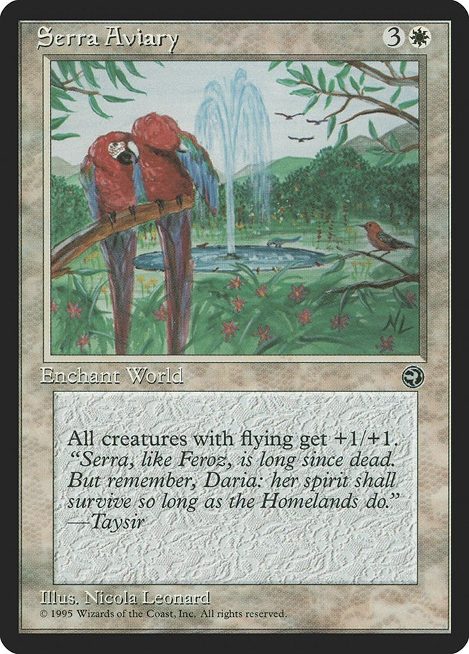 Image for Serra Aviary - Magic: The Gathering