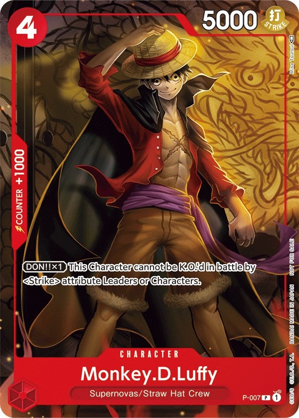 Image for Monkey.D.Luffy - P-007 (Tournament Pack Vol. 1) (P-007) - One Piece Card Game