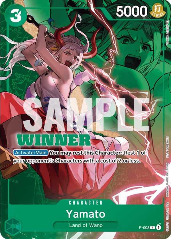 Image for Yamato - P-008 (Winner Pack Vol. 1) (P-008) - One Piece Card Game
