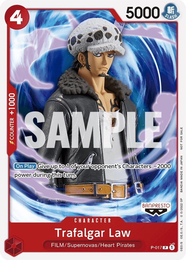 Image for Trafalgar Law (One Piece Film Red) (P-017) - One Piece Card Game