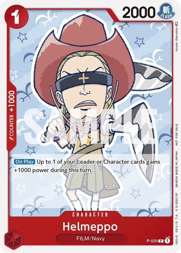 Image for Helmeppo (One Piece Film Red) (P-020) - One Piece Card Game