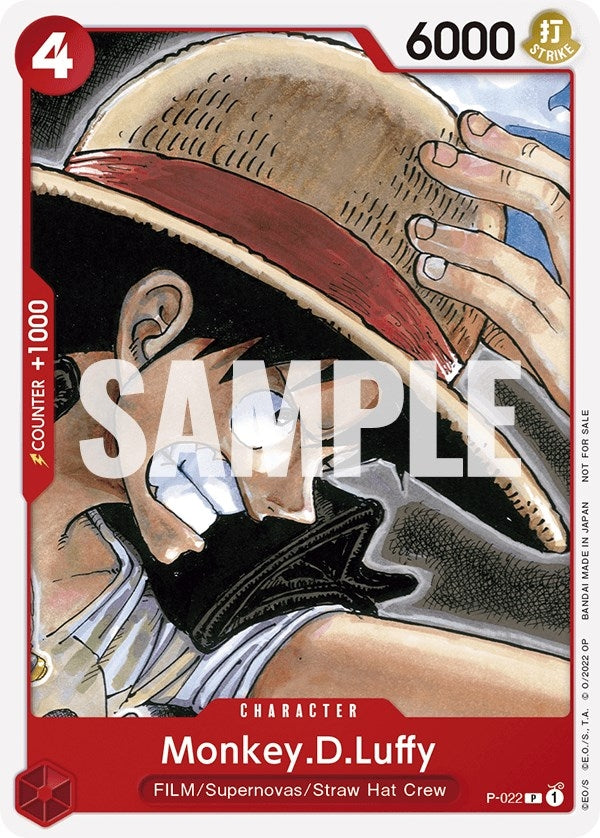 Image for Monkey.D.Luffy (One Piece Film Red) (P-022) - One Piece Card Game