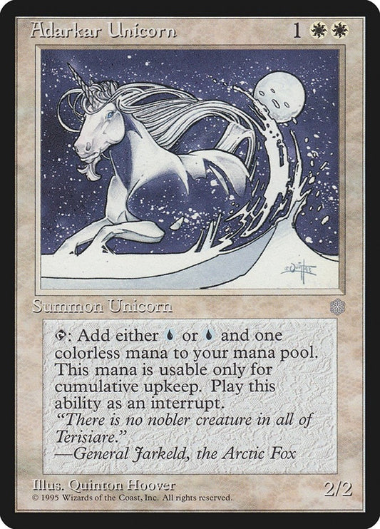 Image for Adarkar Unicorn - Magic: The Gathering