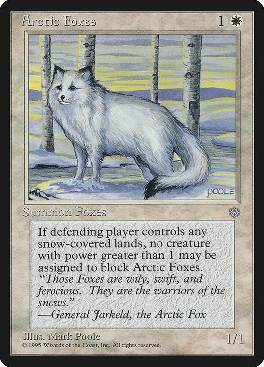 Image for Arctic Foxes - Magic: The Gathering