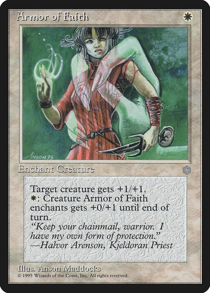 Image for Armor of Faith - Magic: The Gathering