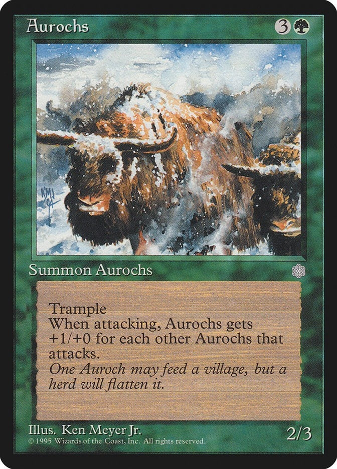 Image for Aurochs - Magic: The Gathering
