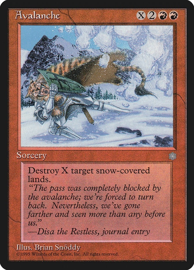 Image for Avalanche - Magic: The Gathering